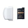 �o�b�e���[�p�b�N(2200mAh) PSP-2000/3000�V���[�Y�p�o�b�e���[�J�o�[(�p�[���E�z���C�g)�t��