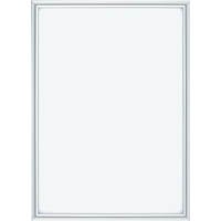 【クリックで詳細表示】カ-DEAB4C 掲示用パネル シンプルフレーム B4銀