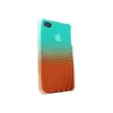 グラデーションが美しい iFrogz iPhone4 用 SWERVE ポリカのインナーとTPUアウターのダブル構造で耐久性も備わったティール/オレンジ色 IP4GSR-FTE/ORG Designed in USA