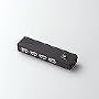�G���R�� �[�d�ł��� �Z���t&�o�X�Ή�4�|�[�g USB2.0�n�u(�u���b�N) U2H-FC014SBK