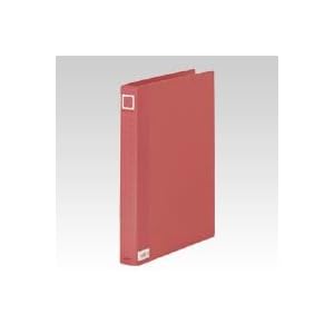 【クリックで詳細表示】リングファイルライトA4判タテ型・2穴【赤】 673