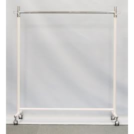 【クリックでお店のこの商品のページへ】ホワイトハンガーラック