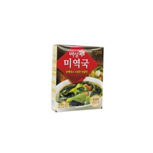 【クリックで詳細表示】【BOX販売】CJ白雪 即席ワカメスープ 66g(2人前) X 18個入■韓国食品■韓国加工食品■CJ