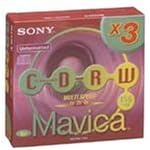 SONY 8cm CD-RW(CD Mavica�p) 3MCRW-156A