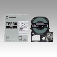 【クリックで詳細表示】KING JIM PROテープカートリッジ 透明ラベル ST18S