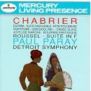 Emmanuel Chabrier: Espaa; Suite Pastorale; Fte Polonaise; Gwendoline Overture; Danse Slave; etc.