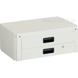 【クリックで詳細表示】TRUSCO ドルフィンワゴン用引出2段 600X400 W色 DLW-64XW(P)