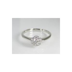 【クリックで詳細表示】プラチナダイヤリング 0.30CT R4415B 16号