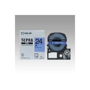 【クリックで詳細表示】KING JIM PROテープカートリッジ カラーラベル SC24B