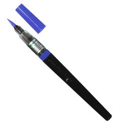 【クリックで詳細表示】Pentel カラーブラッシュ (カリグラフィーブラッシュ) ※ブルー