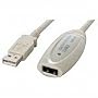 �o�b�t�@���[�R�N���T�v���C Arvel USB2.0�Ή� ���s�[�^�[ �P�[�u�� 5.0M �z���C�g AUR09WH