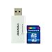 Transcend SDHC�J�[�h Class6 4GB �J�[�h���[�_�[�t TS4GSDHC6-S5W