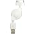 �v���e�b�N �v�b�V���[�����N iPod��pUSB�P�[�u�� PP-IWH �z���C�g �yiPod nano 5G/iPhone 3G,3GS�z