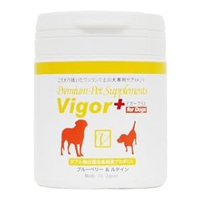 ����p�v���~�A���T�v�������g�@Premium Pet Supplements Vigor+�i�r�K�[�v���X�jfor Dogs ���́i�����x�v���|���X���u���[�x���[�����e�C���z���I�j