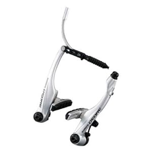 【クリックで詳細表示】シマノ DEORE Vブレーキ BR-M590-S シルバー[リア]