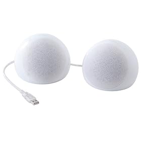 SANWA SUPPLY MM-SPU2WH USB�X�s�[�J�[ �z���C�g