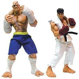 Street Fighter - Round 1: Hyper Roto Figures Ryu & Sagat