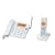 Panasonic �R�[�h���X�d�b�@ �e�@����юq�@1��(�z���C�g) VE-GP22DL-W