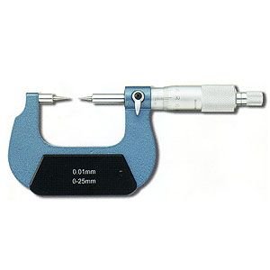 【クリックで詳細表示】新潟精機(SK) ポイントマイクロメーター MC200-25P