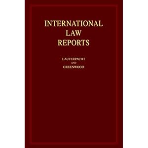 【クリックで詳細表示】International Law Reports [ハードカバー]