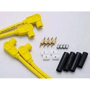 【クリックで詳細表示】POSH：テイラーシリコンコードキット 180°4本組(レッド)【ゼファー400X用】