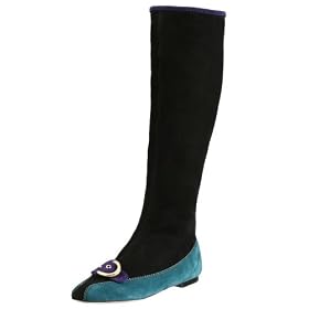 Alessandro Dell'Acqua Women's AA7827 Mod Flat Tall Boot - Free Overnight Shipping & Return Shipping: Endless.com : alessandro dellacqua boot shoe