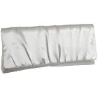 La Regale Large Gathered Satin Clutch