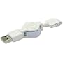 ���U�� �����USB�[�d�R�[�hFOMA�^�C�v �z���C�g MBC403W