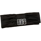 Jessica McClintock E/W Pleats and Stones Clutch