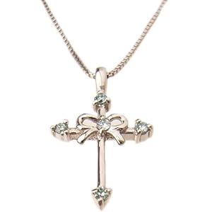 【クリックで詳細表示】[ピアーチェ by エルアンドコウ]Piace by L＆Co ネックレス K18WG天然ダイヤモンドネックレス65-1710