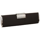 La Regale Rhinestone Clasp Satin Clutch