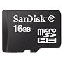 SanDisk microSDHC 16GB class2 �o���N�i