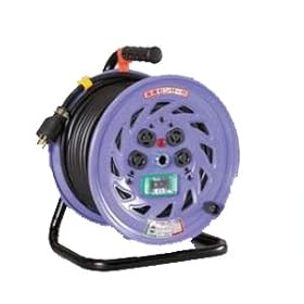 【クリックで詳細表示】日動：ロック(引掛)式ドラム 30m アース付 NF-E34LPN-15A [その他] [その他] [その他]