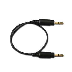 【クリックでお店のこの商品のページへ】【AVケーブル】パソコン対応！ステレオミニプラグ-ステレオミニプラグ 0.3m