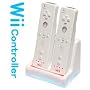 Wii�����R����p�@�u���[���C�gW�X�^���h�[�d�� �� Wii�����R���p�@2,800mAh�@�o�b�e���[�~�Q��