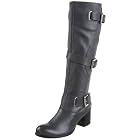 Bronx Pam Me 3 Strap Stacked Heel Boot