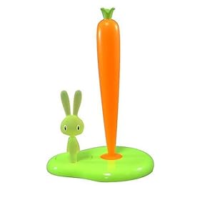 A di ALESSI �L�b�`���y�[�p�[�z���_�[ "Bunny&Carrot" �O���[�� ASG42 GR