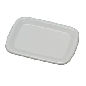 【クリックで詳細表示】野田琺瑯 ホワイトシリーズ レクタングル深型L用琺瑯蓋 HFF-L