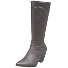 ALL BLACK Sleek Boot Cowleather,Low Heel,Zipper