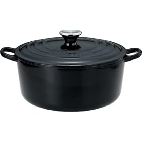 Le Creuset �R�R�b�g�E�����h 20cm �V���C�j�[�u���b�N 2101-20-14