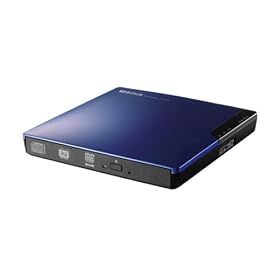 I-O DATA �~�j�m�[�gPC�Ή� �|�[�^�u��DVD�h���C�u (�u���[) DVRP-U8XLE2BU