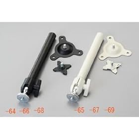 【クリックでお店のこの商品のページへ】152mmCCTVスタンダードマウント(白)