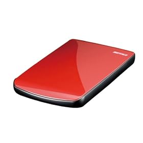 BUFFALO �|�[�^�u���n�[�h�f�B�X�N ���b�h HD-PEU2-RD/N�V���[�Y