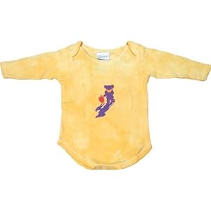 【クリックでお店のこの商品のページへ】グレイトフルデッド ダンシングベア テラピン&ベア タイダイ ロンパー 6~9ヶ月向け (TERRAPIN&BEAR TD LS ROMPER LBL 6-9M)