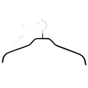 【クリックで詳細表示】すべり落ちないスリムハンガー MAWAレディースハンガー10本組