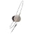 audio-technica  �|�[�^�u���w�b�h�z�� �y�[���O���[ ATH-ON3 PGY