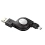 ELECOM ���掮USB�P�[�u��USB(A)-(mini-B)0.8m(�u���b�N)