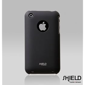 SHIELD iPhone 3G/3GS�p�V�F���J�o�[ �u���b�N �X�g���b�v�z�[���t