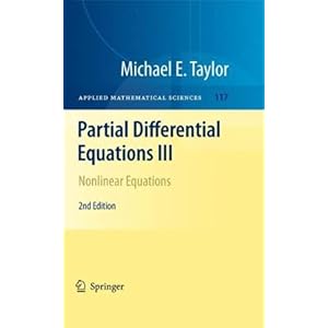 【クリックで詳細表示】Partial Differential Equations III： Nonlinear Equations (Applied Mathematical Sciences) [ハードカバー]