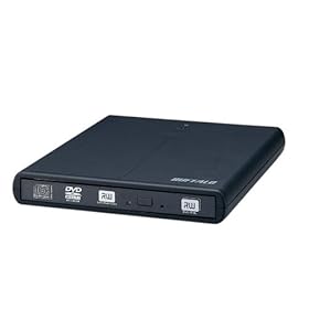 BUFFALO USB2.0用外付けポータブルDVDドライブ DVSM-P58U2/B